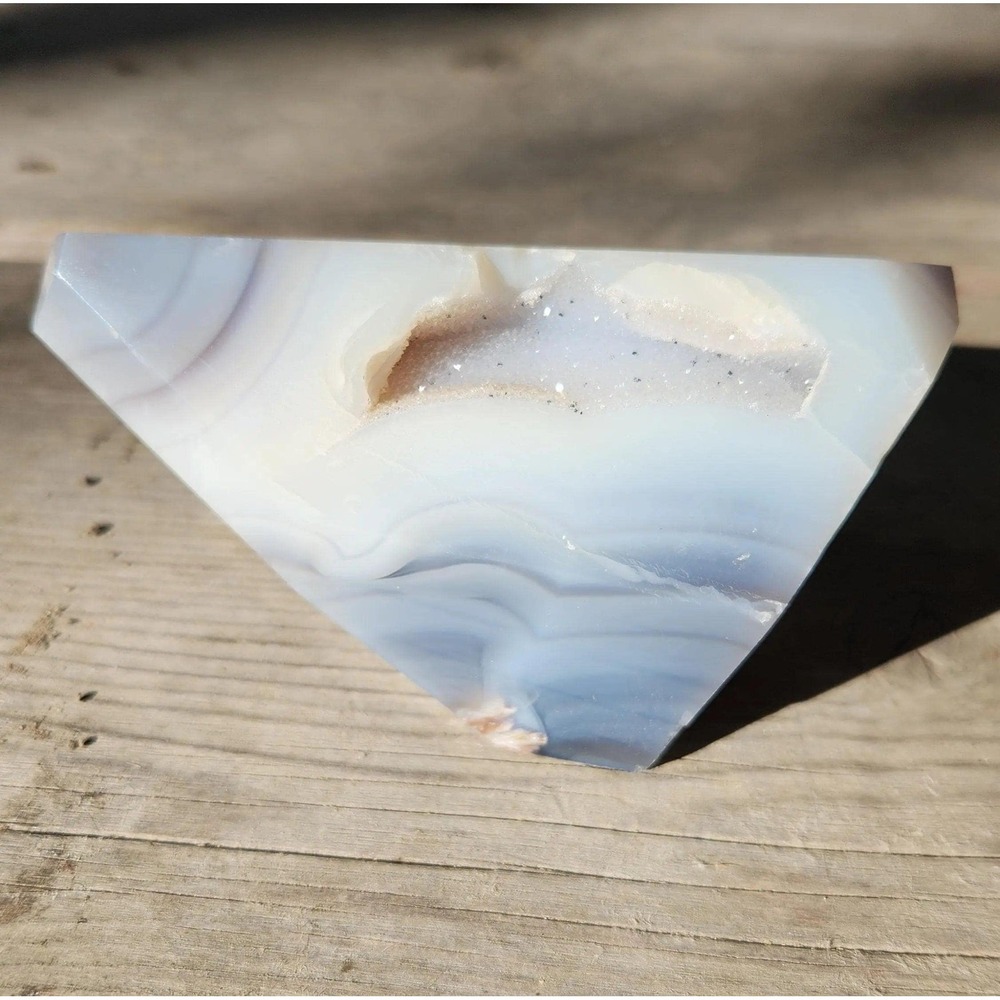 Beautiful Blue Druzy Agate Freeform, Druzy Agate Freeform, Blue Druzy